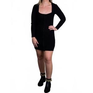 NEW BB DAKOTA levitating mini dress in black